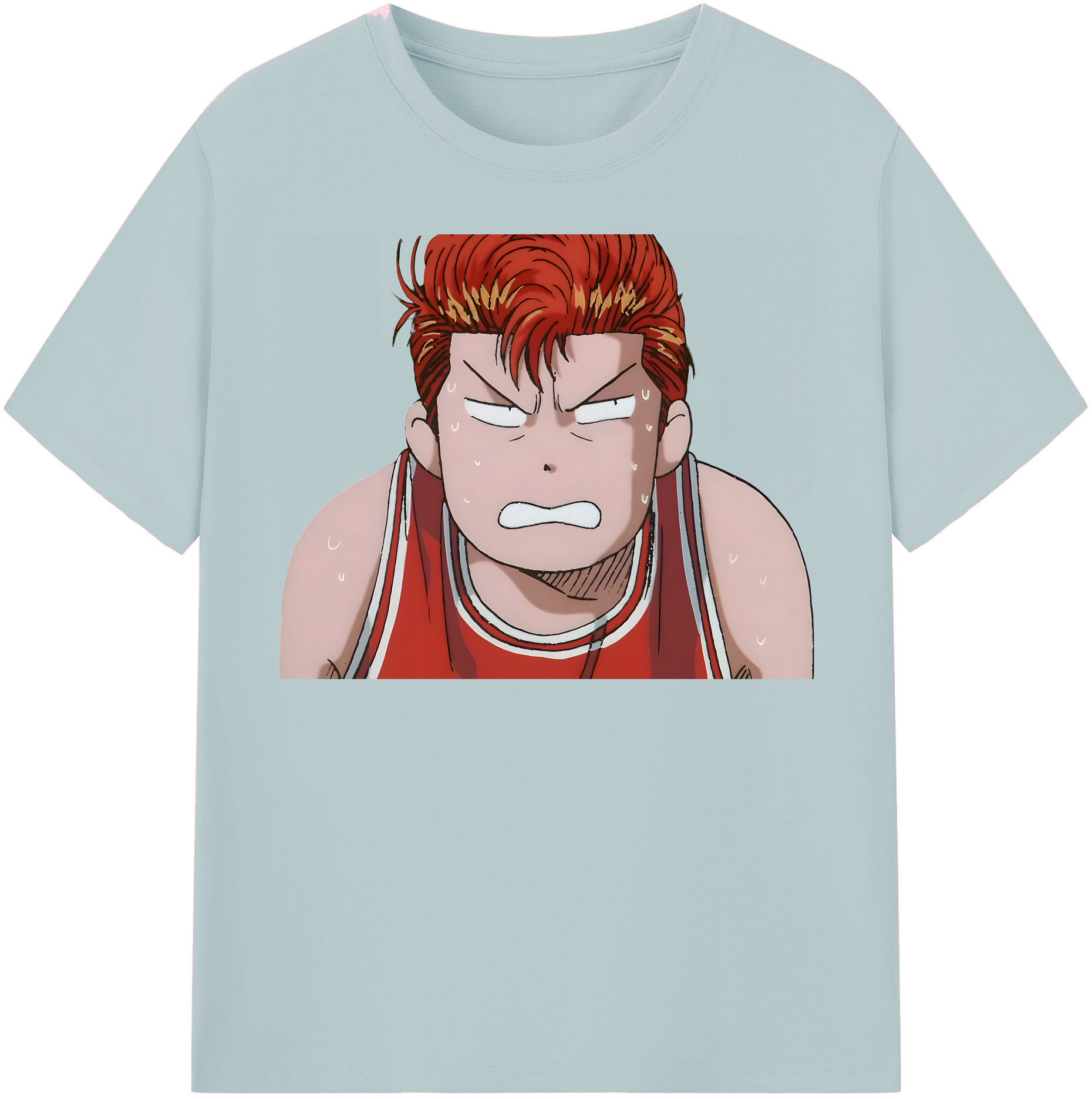 SLAM DUNK／スラムダンク 綿100％半袖Tシャツ（フロントプリント）